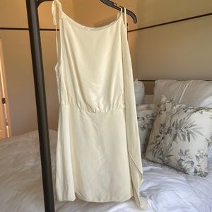 Alexis one shoulder white dress